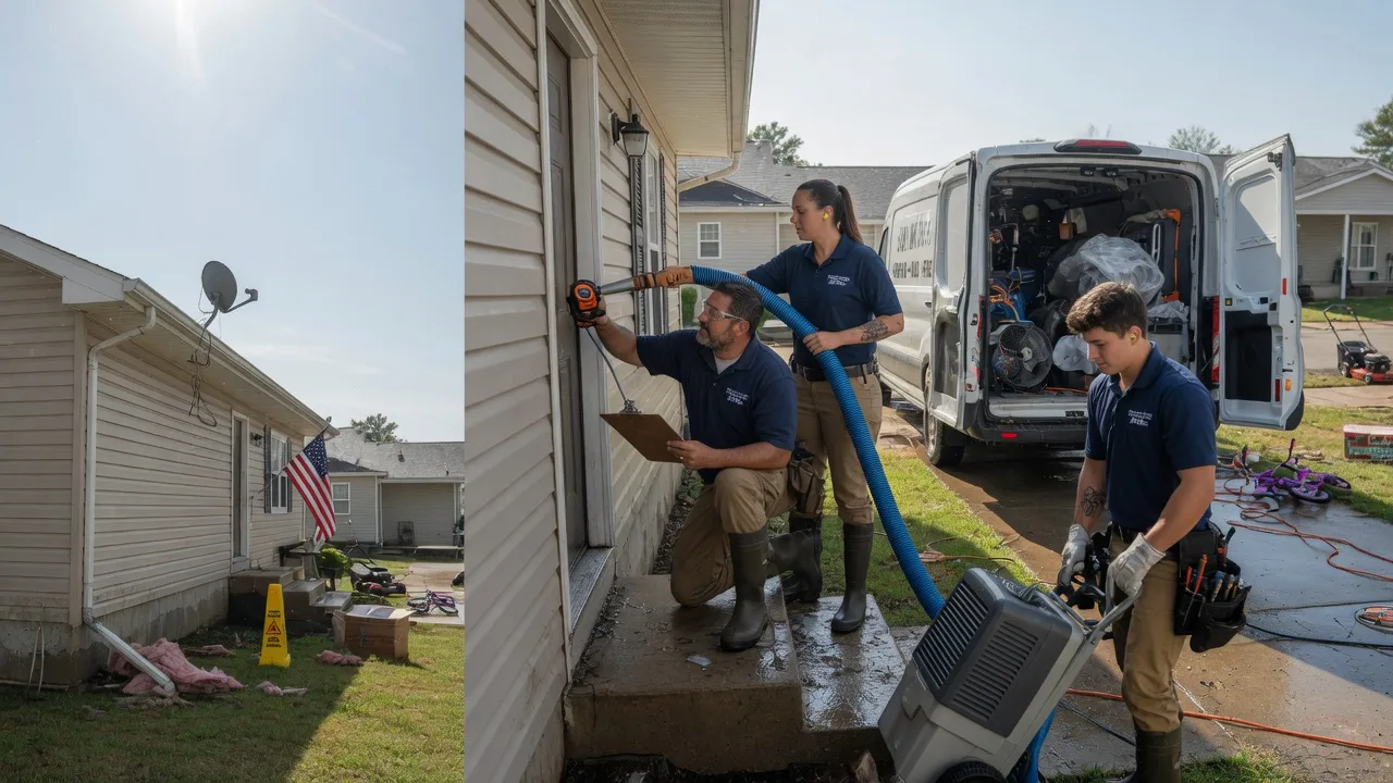 Ceiling Water Damage Restoration in Tazewell, VA near me
